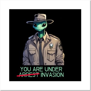 Resident Alien officer Posters and Art